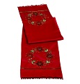 Let Nature Sing Table Runner with Wreath from Grasslands Road