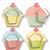 Serendipity Just Desserts Cupcake Cookie Plates & Cutters Set/2