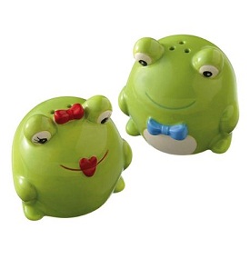 On A Whim Frog Salt & Pepper Shakers