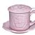 Andrea by Sadek Peony Pink Tea Cups Covered Tea Mug