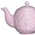 Andrea by Sadek Peony Pink Teapot with Strainer