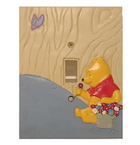 Classic Pooh Baby Switch Plate 100 Acre